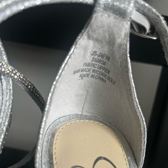 Jessica simpson heeled sparkly sandal with gems - Picture 4 of 5
